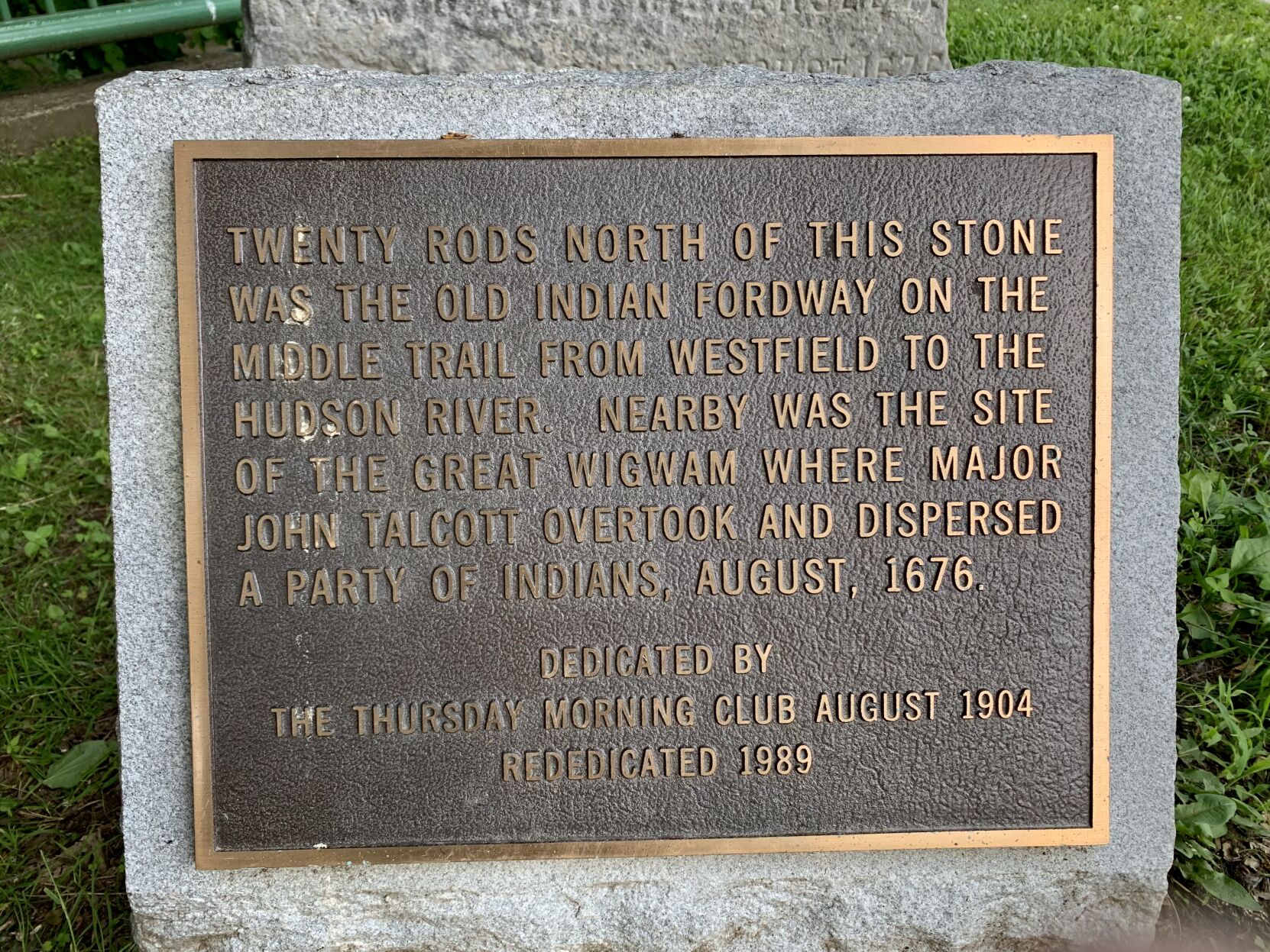 Great Barrington Talcott massacre marker